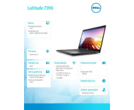 Dell Latitude 7390  i7-8650U/8GB/256/Win10P FHD - 489703 - zdjęcie 2